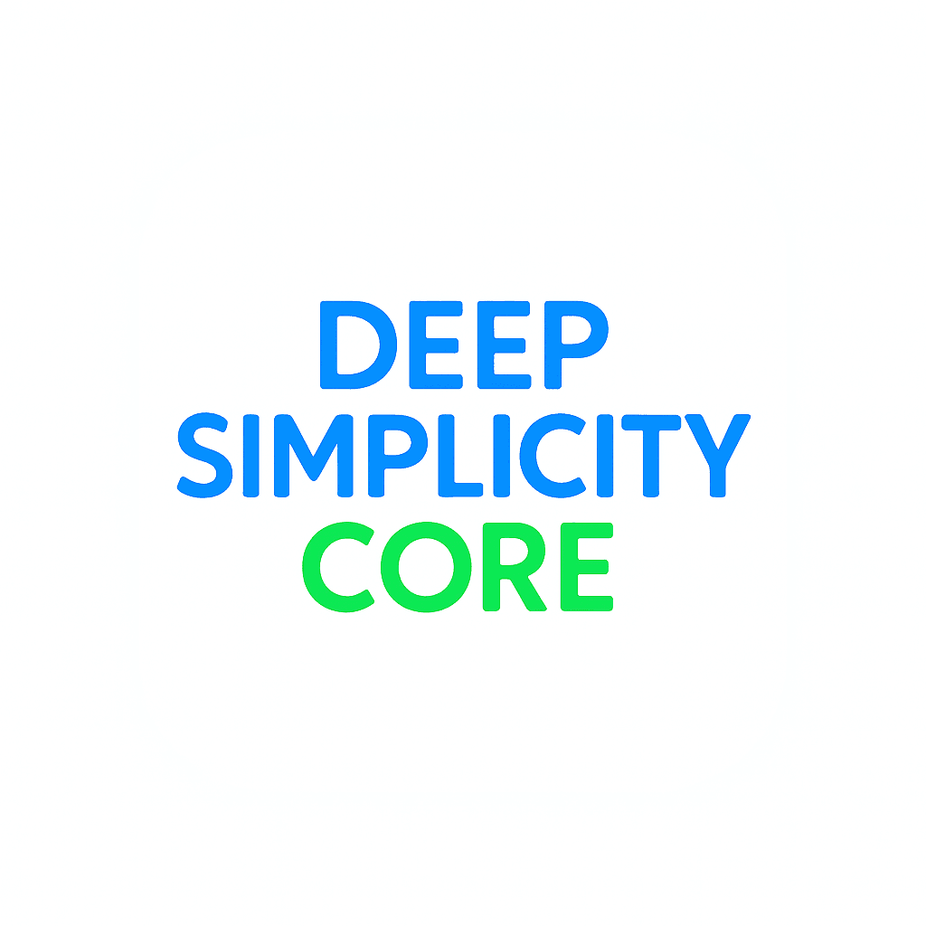 Deep Simplicity Core app on iPhone